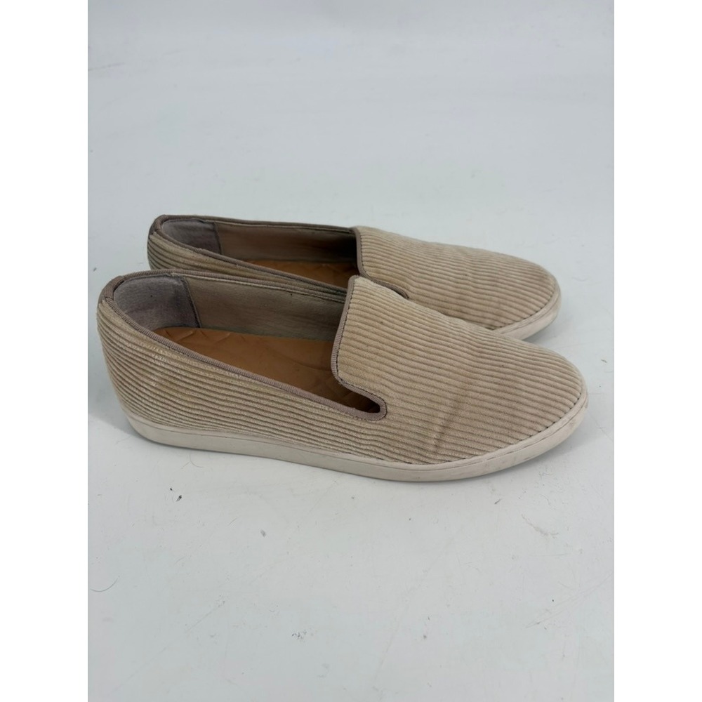 Birdies Slip On Sneakers Womens 8 Tan Swift Corduroy Loafer Platform Flat Shoes